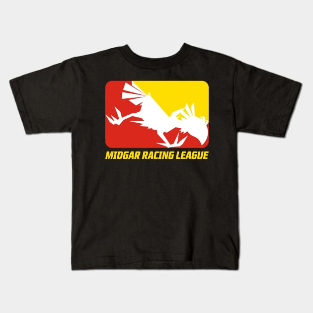 Midgar Racing League Kids T-Shirt by merimeaux